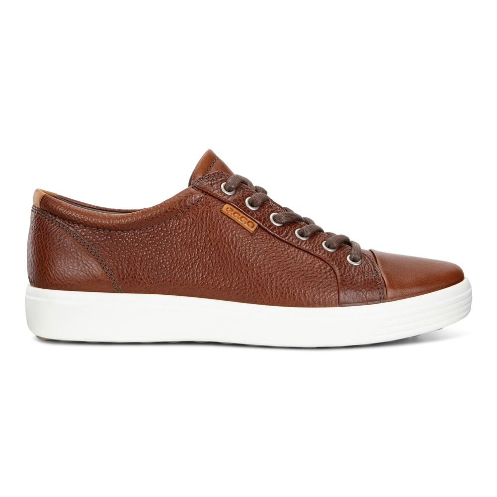 ECCO Mens Sneakers Brown - Soft 7S - UEY-396124